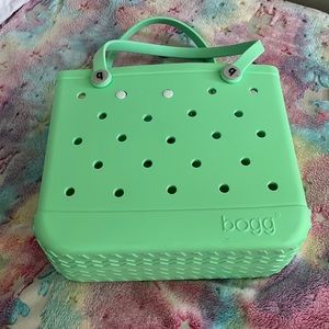 Bogg mint green beach bag
